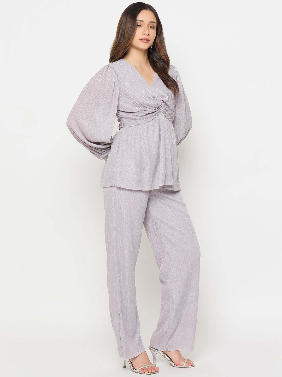 Madame Surplice Neck Co-ord Set - Image 4
