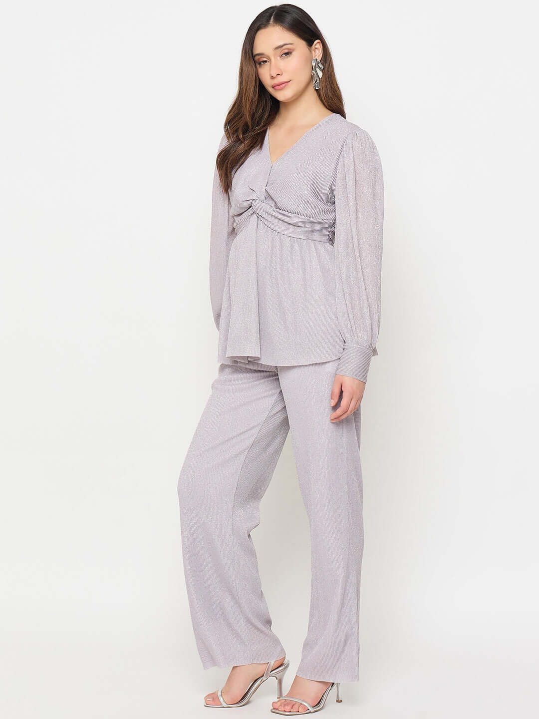 Madame Surplice Neck Co-ord Set - Image 5
