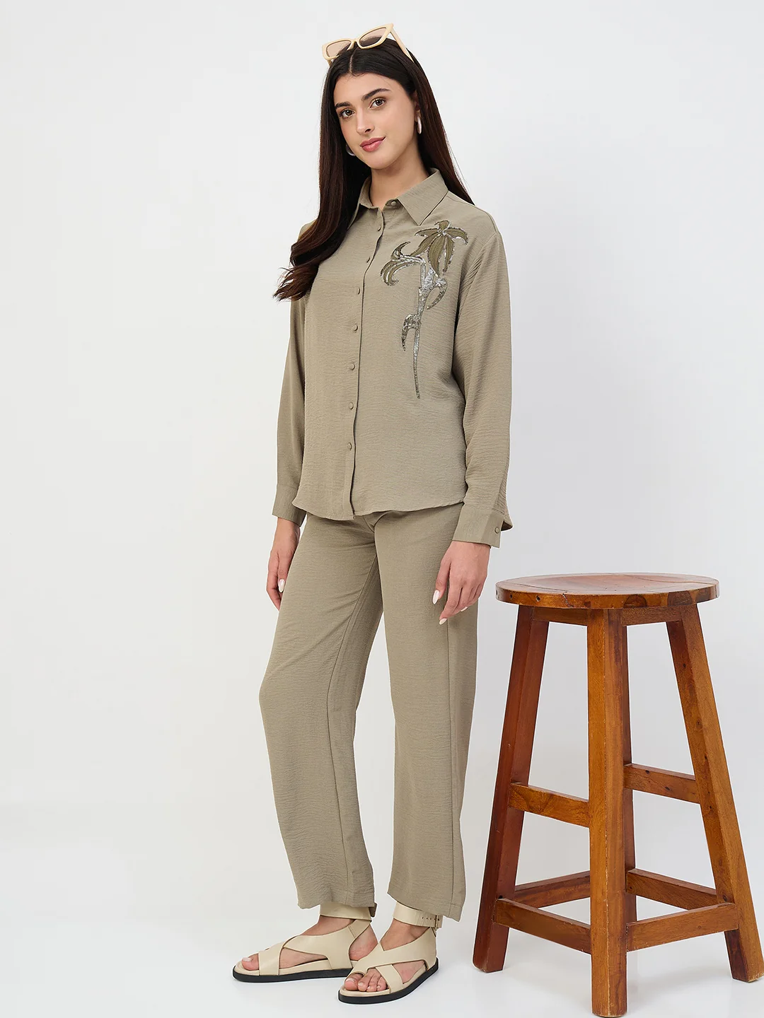 Madame Olive Straight Fit Trousers - Image 3