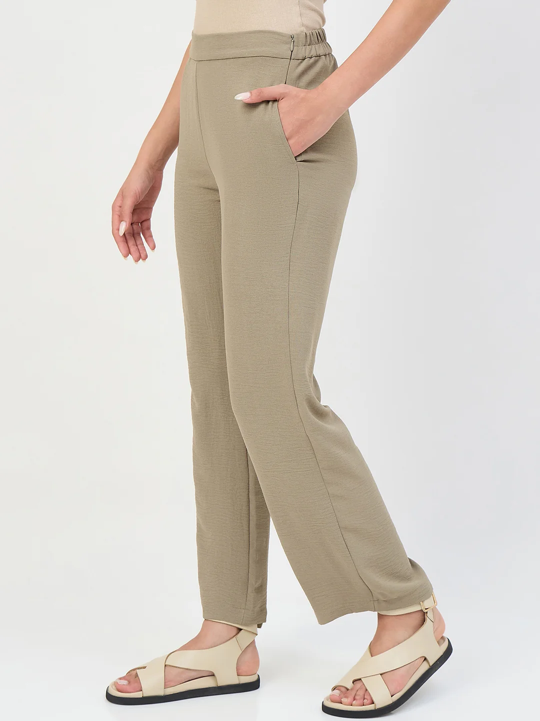 Madame Olive Straight Fit Trousers - Image 5