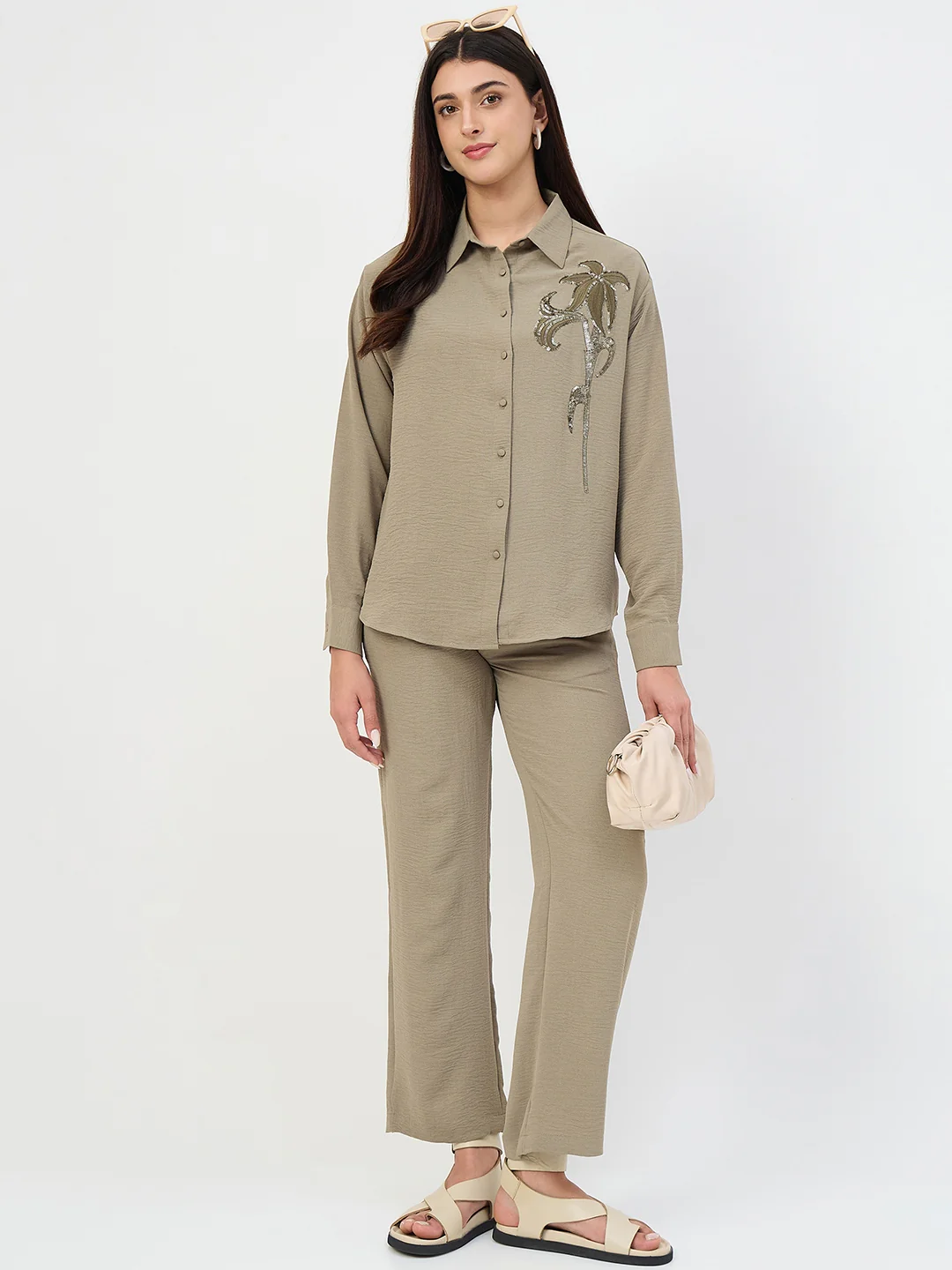 Madame Olive Embroidered Shirt - Image 4