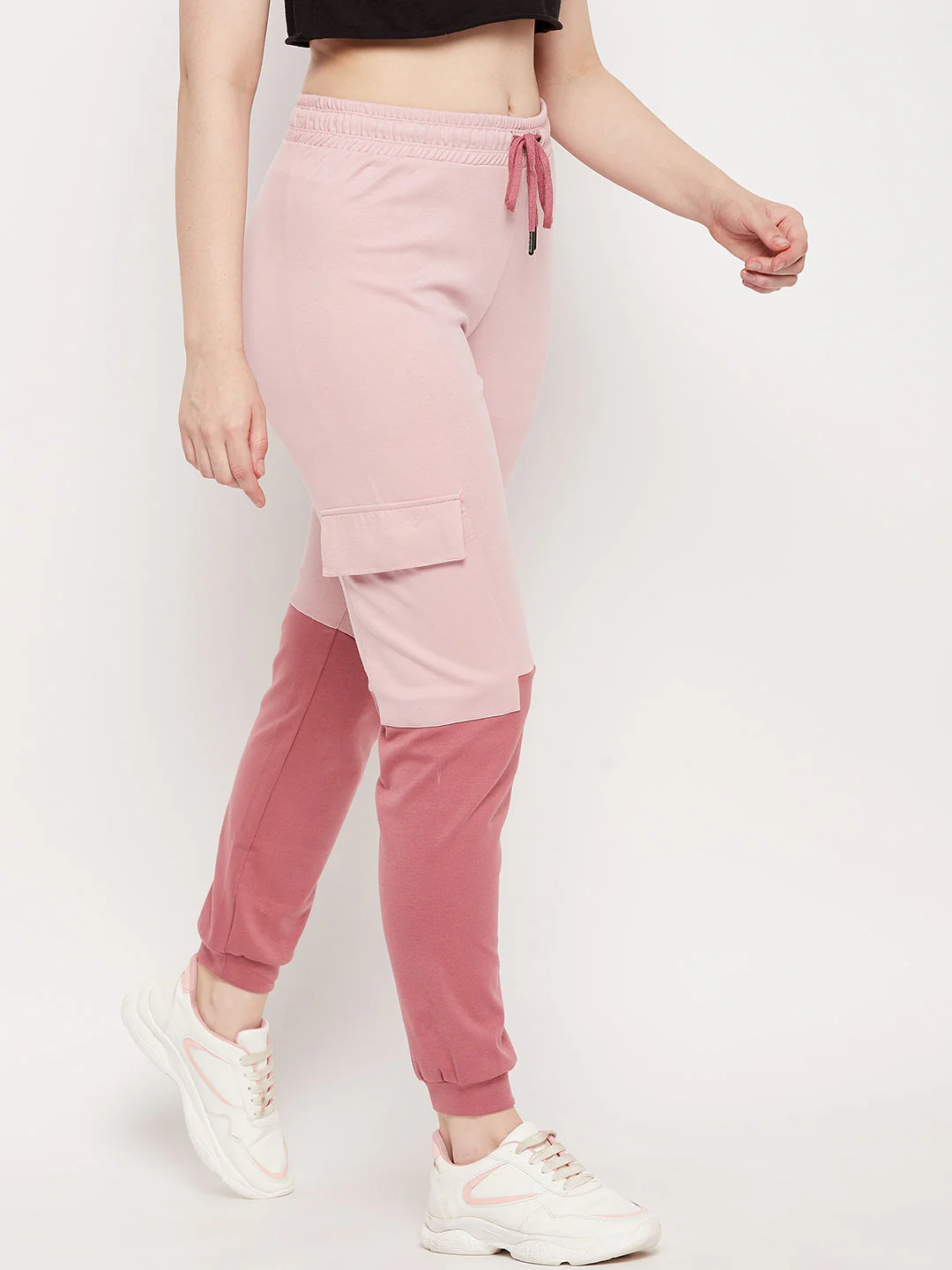 mSECRET Colourblock Elasticated Ankles Trackpants - Image 3