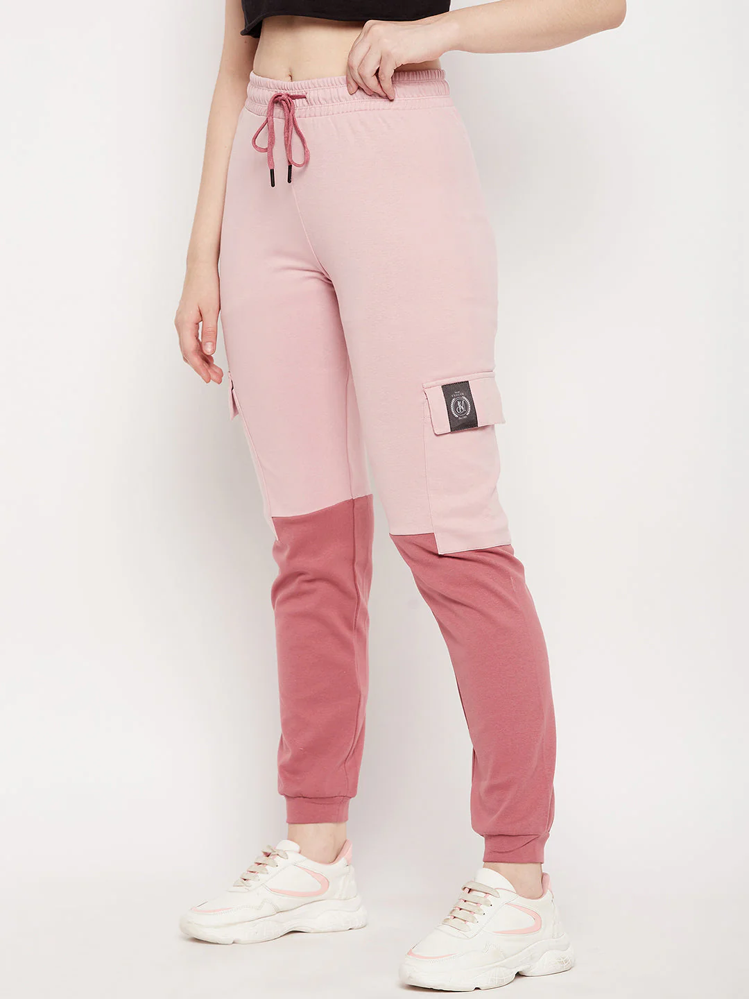 mSECRET Colourblock Elasticated Ankles Trackpants - Image 4