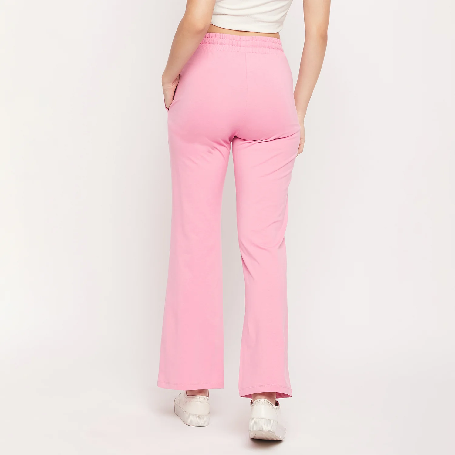 Msecret Pink Cotton Flared Track Bottom - Image 5