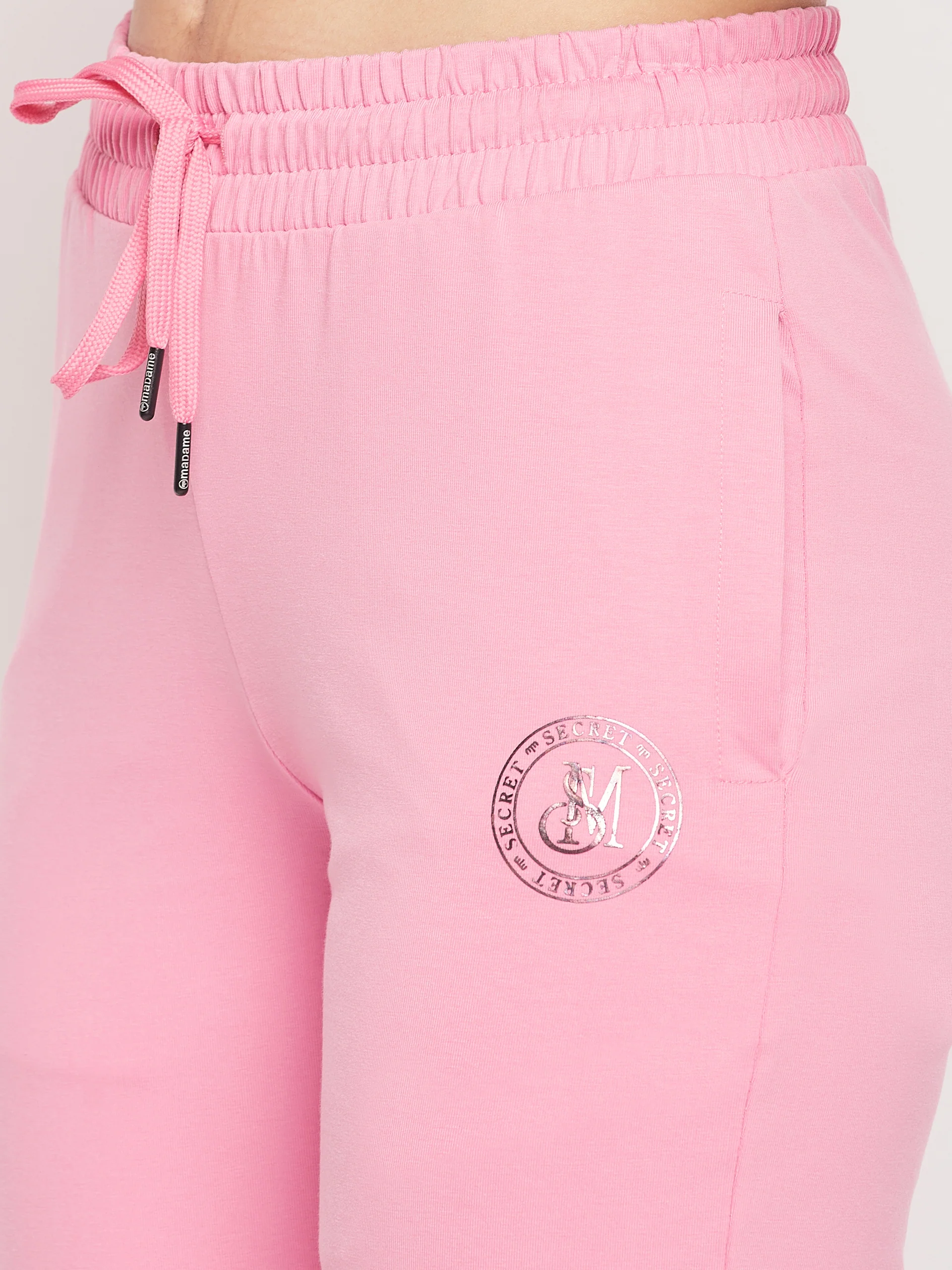 Msecret Pink Cotton Flared Track Bottom - Image 6