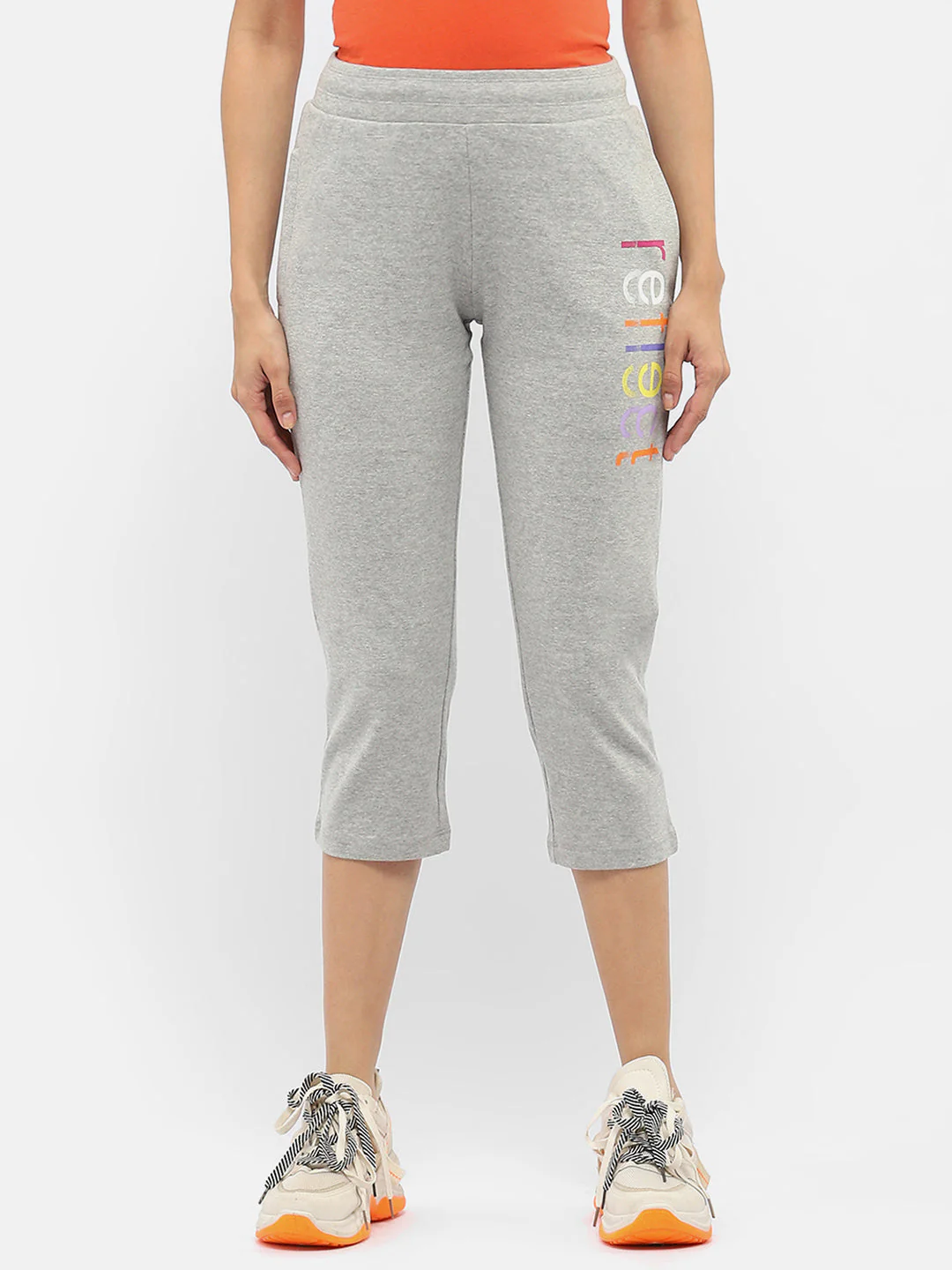 mSECRET Typography Grey Elasticated Waist Capri - Image 2