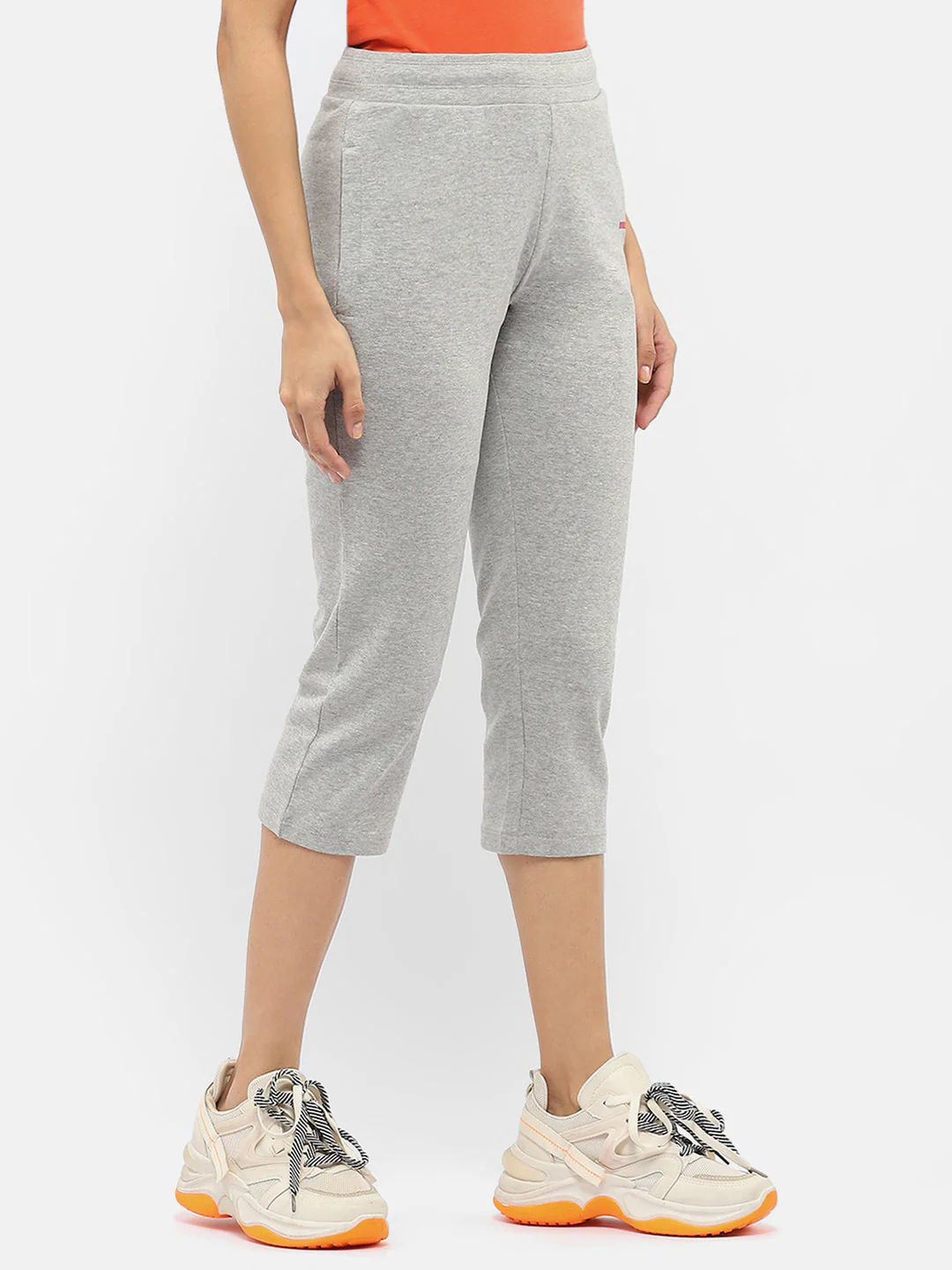 mSECRET Typography Grey Elasticated Waist Capri - Image 3