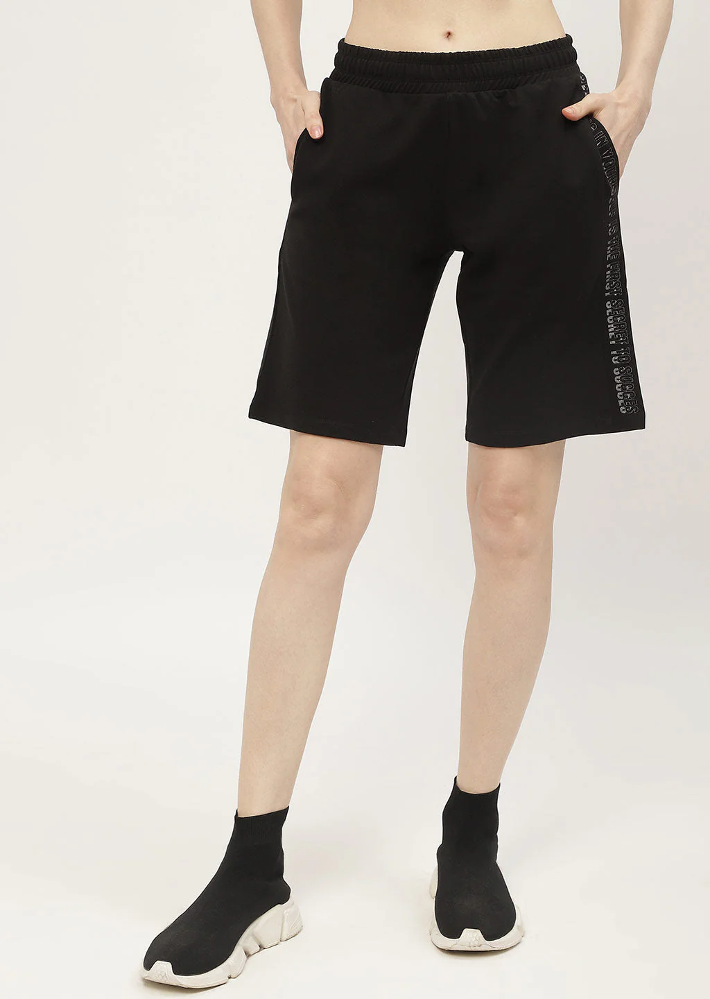 mSECRET Typography Black Boxer Shorts - Image 2