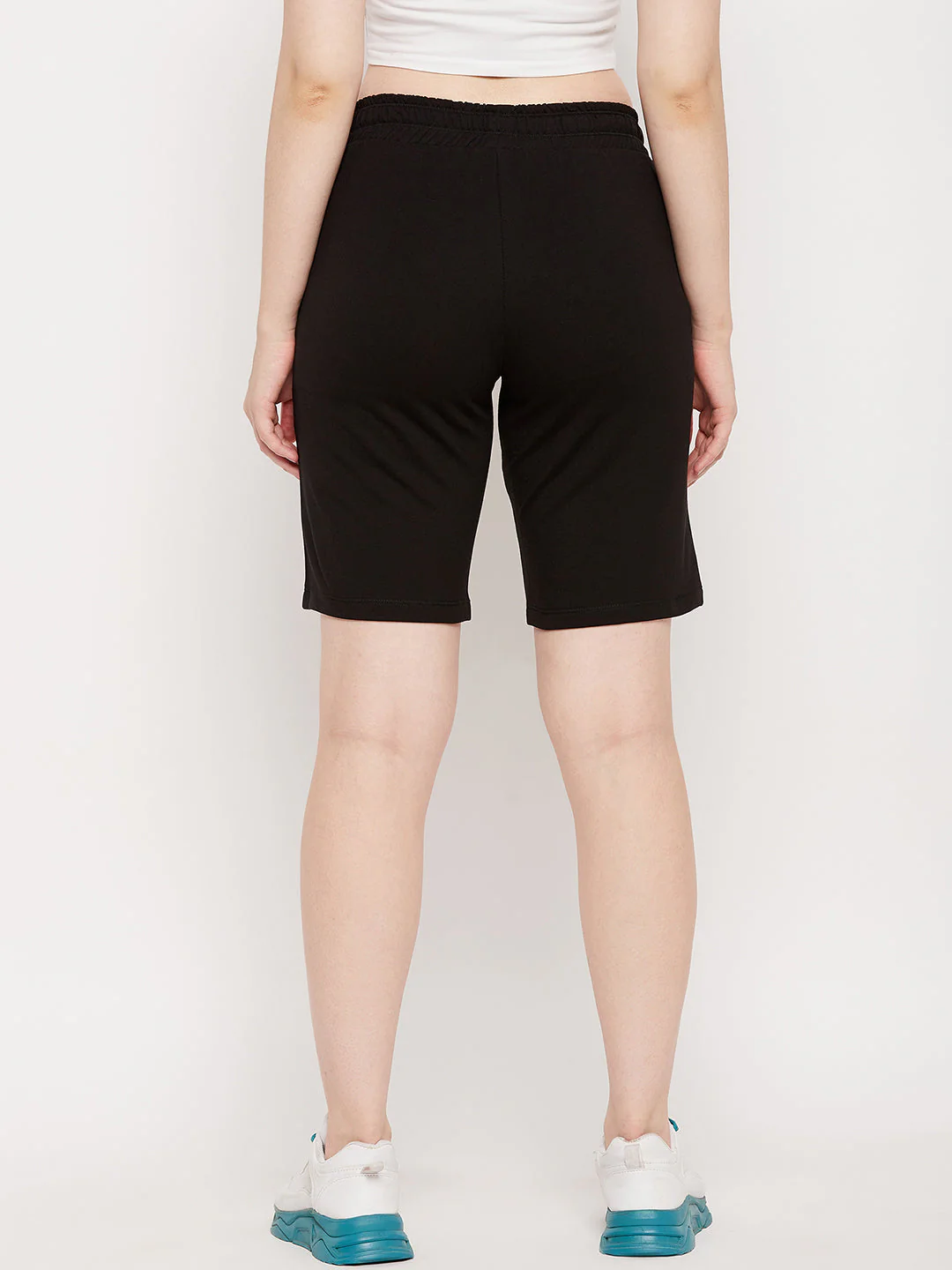 mSECRET Black Typography Cotton Shorts - Image 5