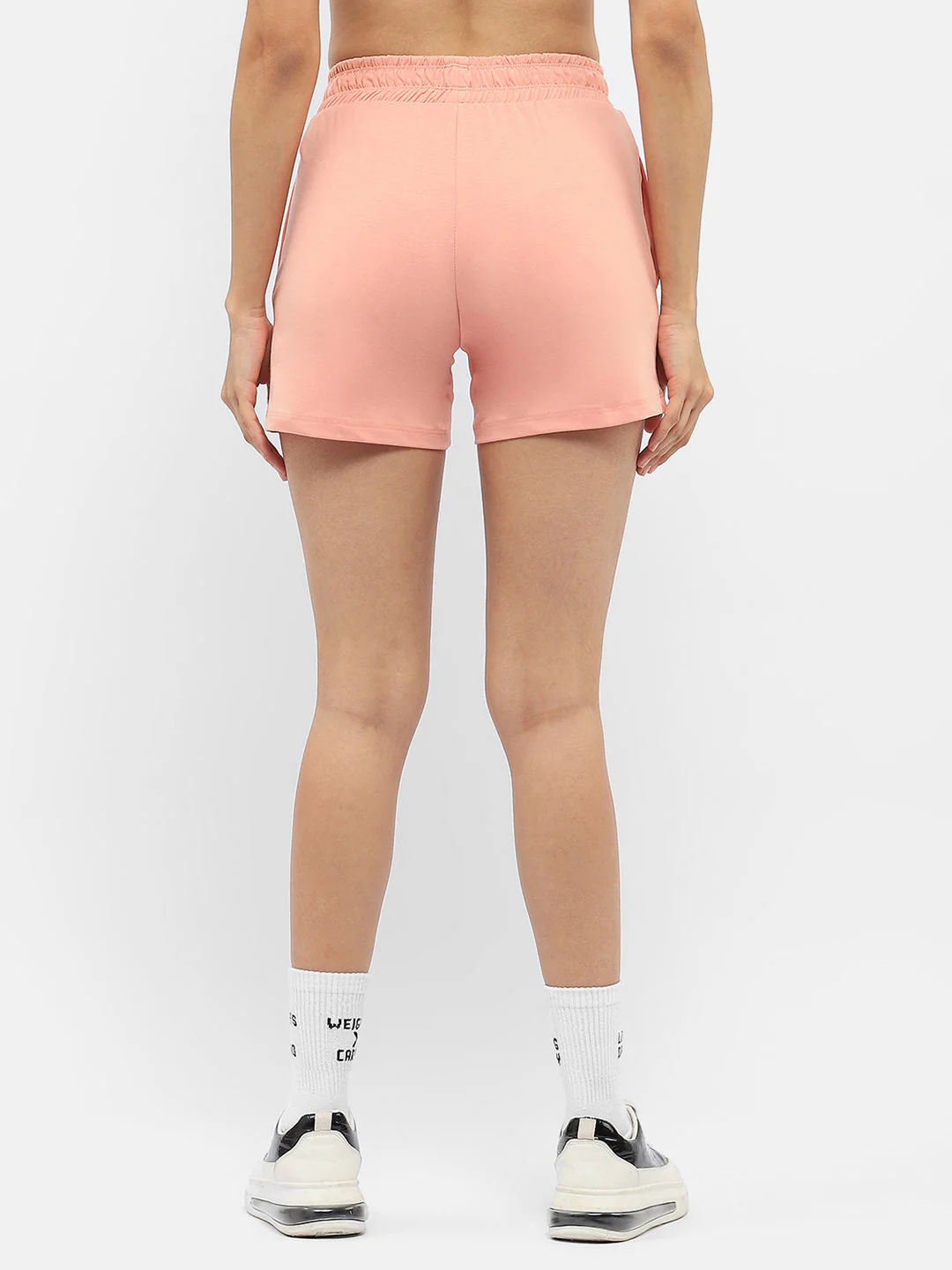 mSECRET Typography Peach Running Shorts - Image 5