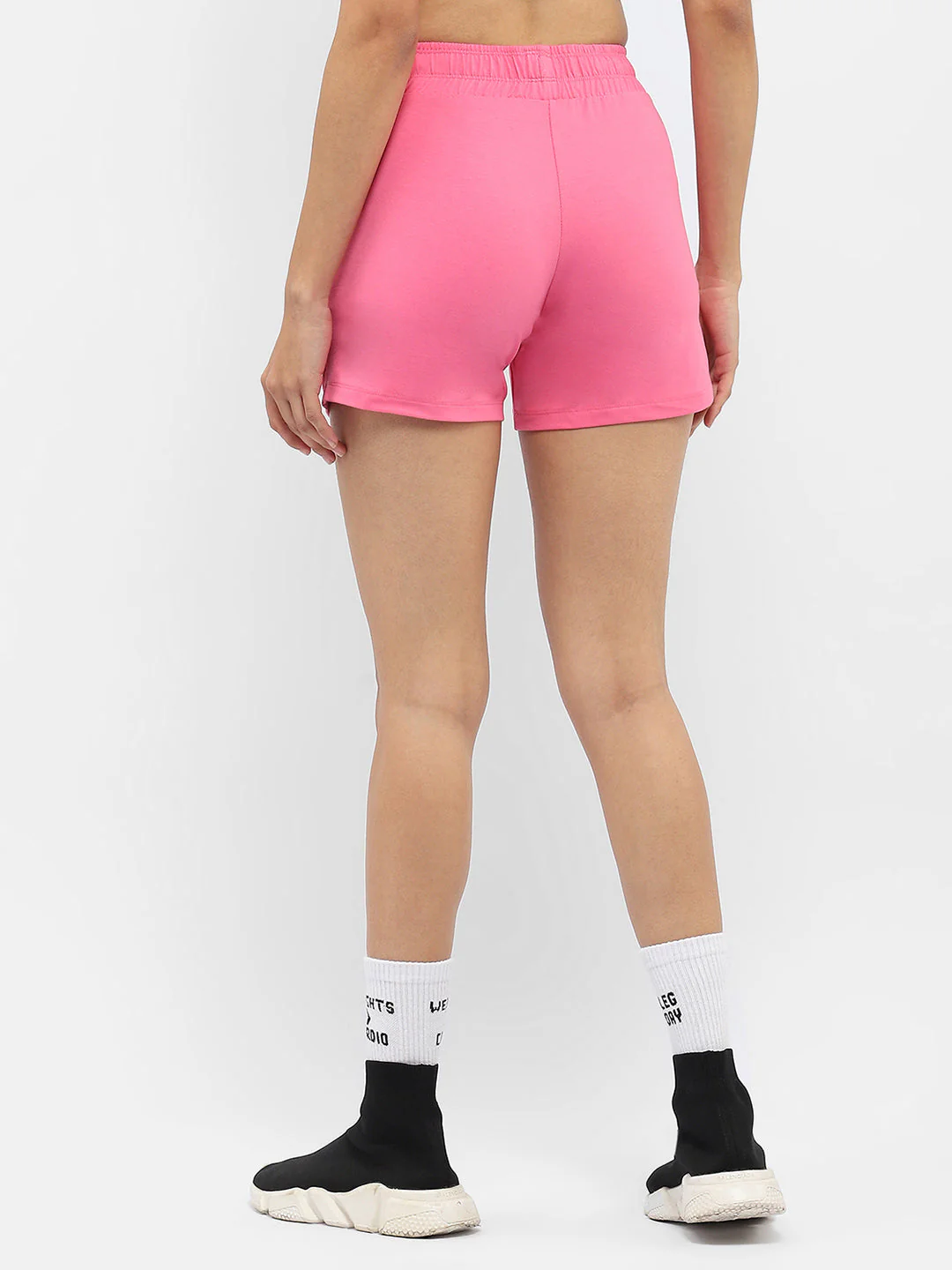 mSECRET Typography Pink Running Shorts - Image 5