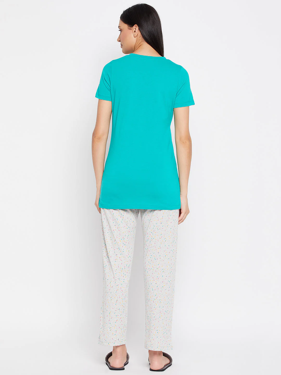 mSECRET Green Round Neck Cotton Tshirt - Image 6