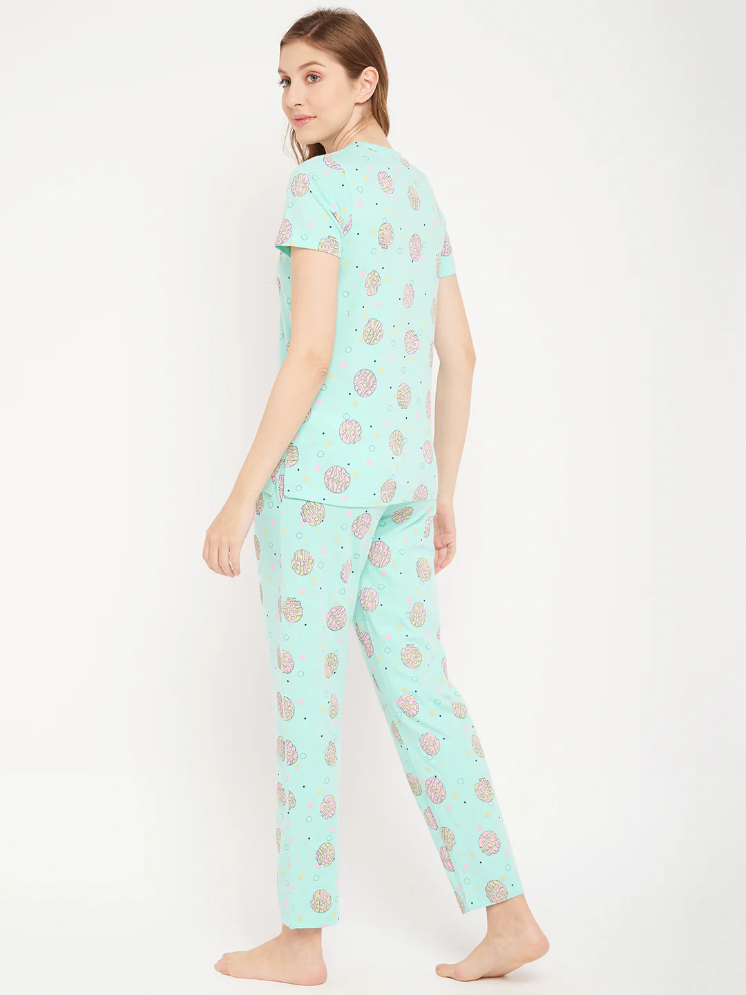 Msecret Aqua Cotton 2 Pc Cotton Nightsuit - Image 6