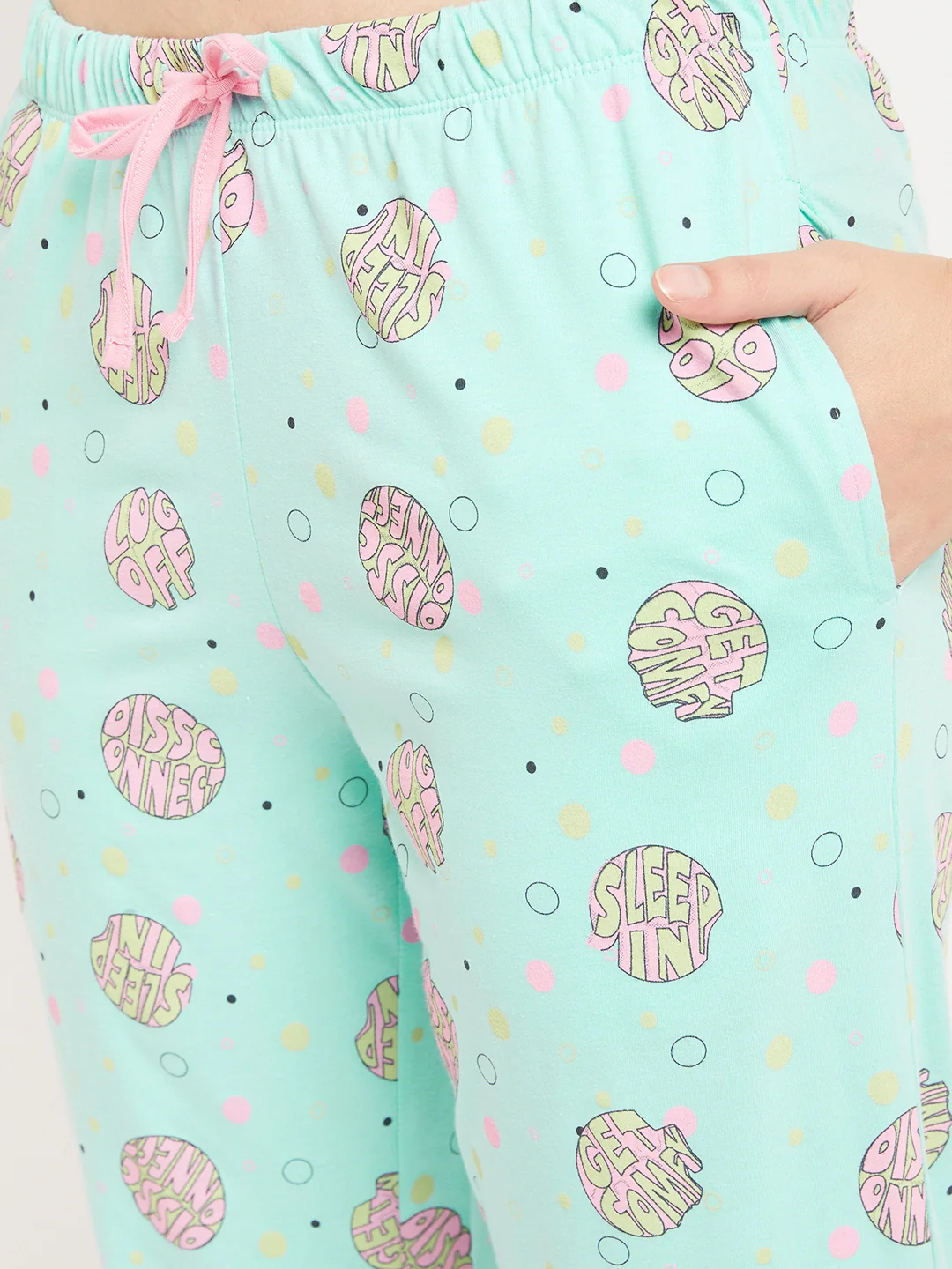 Msecret Aqua Cotton 2 Pc Cotton Nightsuit - Image 7