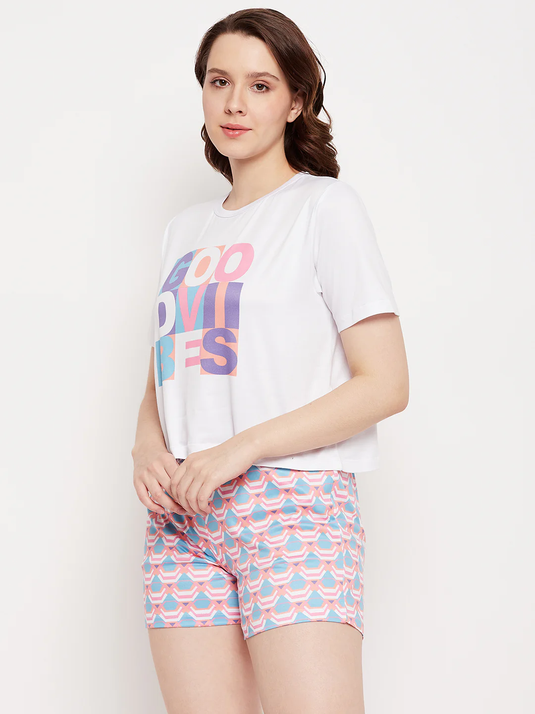 Msecret Purple Typography 2 Pc Nightsuit - Image 5