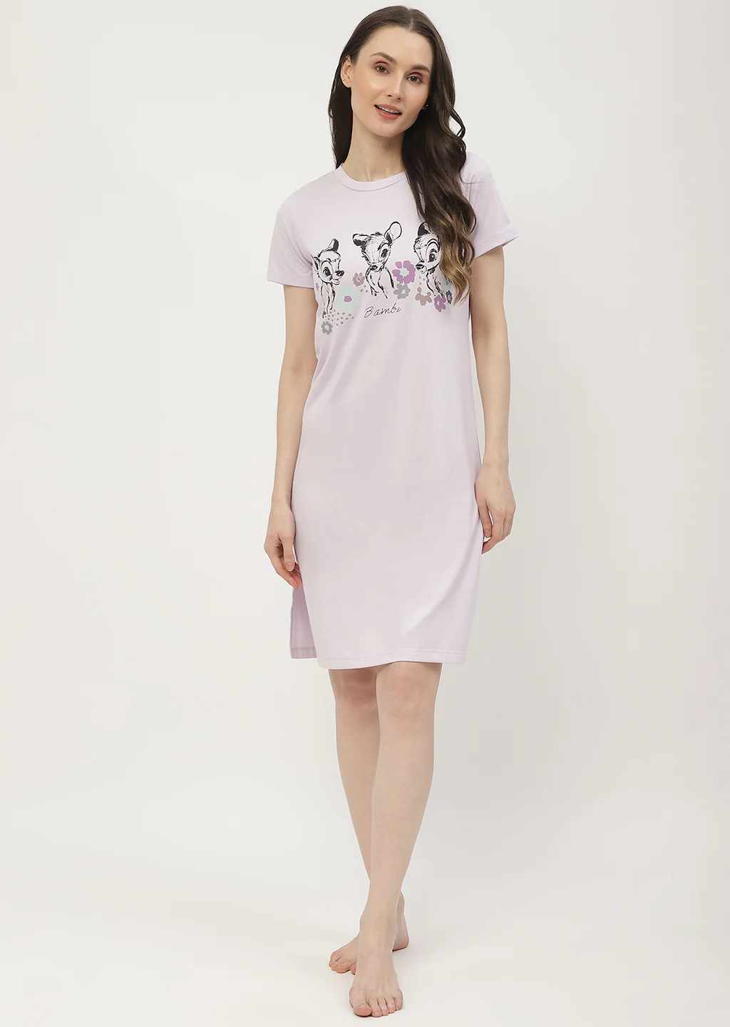 mSECRET Disney Bambi Print Baby Pink Nightdress