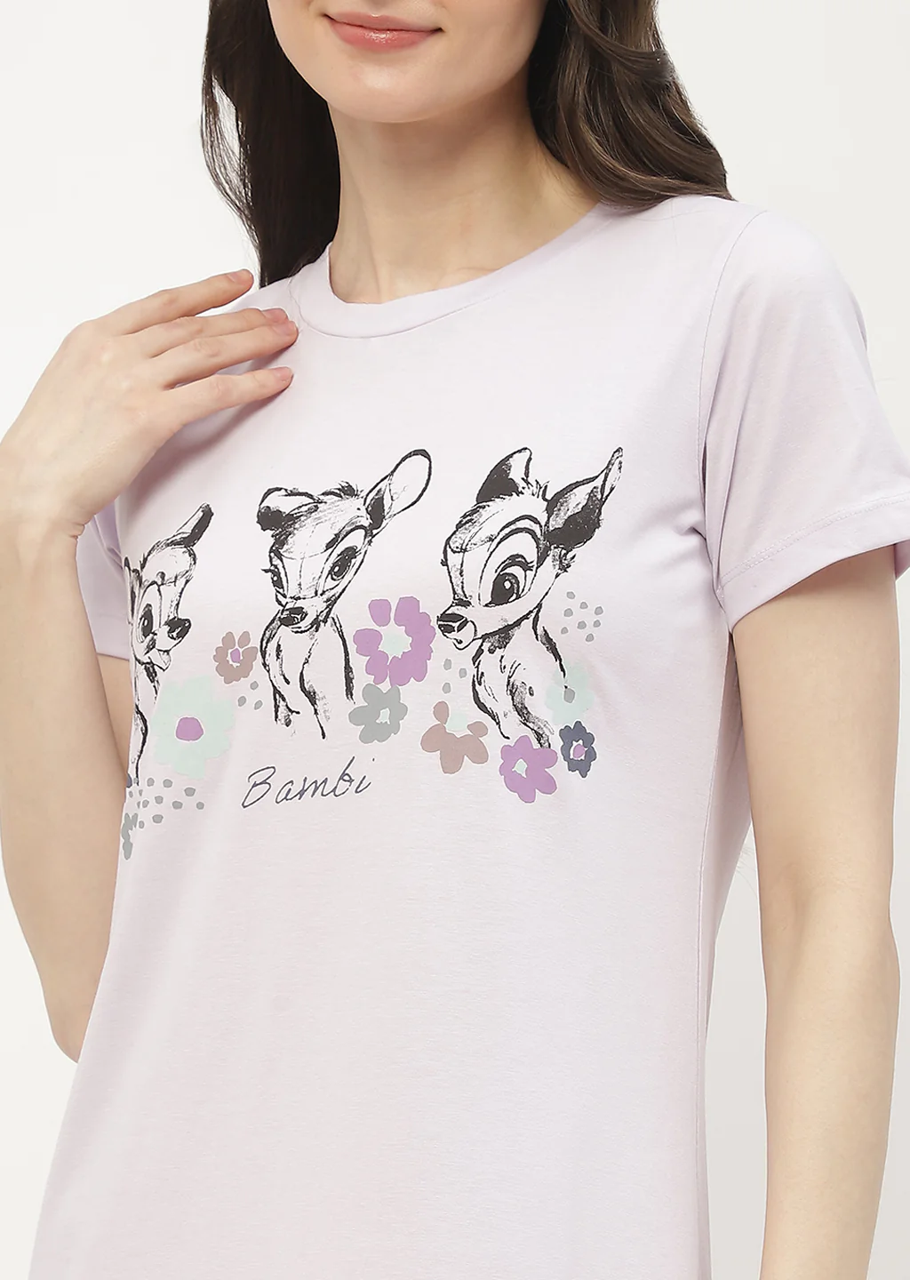 mSECRET Disney Bambi Print Baby Pink Nightdress - Image 6