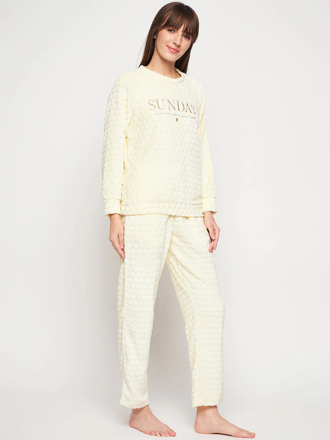mSECRET Yellow Round Neck Nightsuit - Image 4