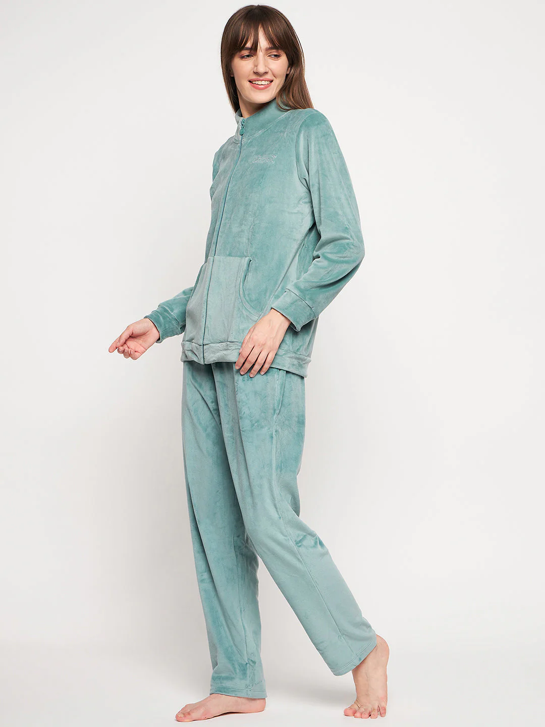 mSECRET Green Velvet Nightsuit - Image 5