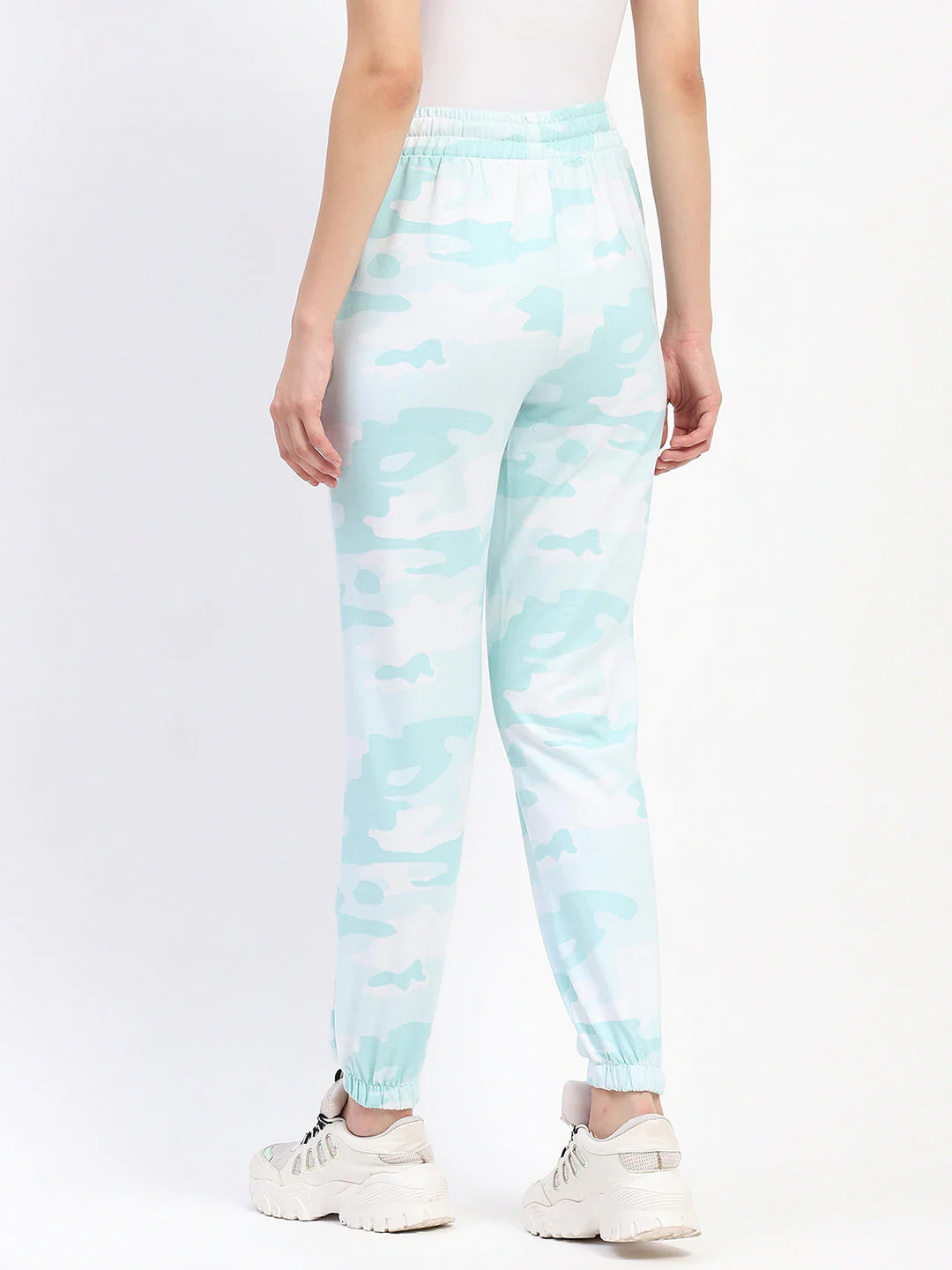 mSECRET Mint Camouflage Cotton Jogger Pants with Drawstring Waist - Image 5