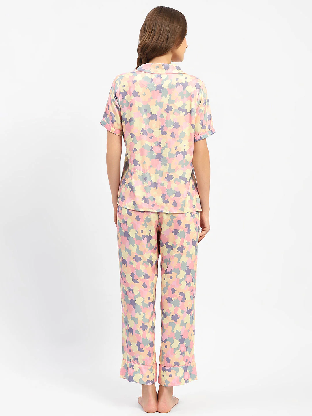 mSECRET Pink Printed 2 Piece Nightsuit - Image 6