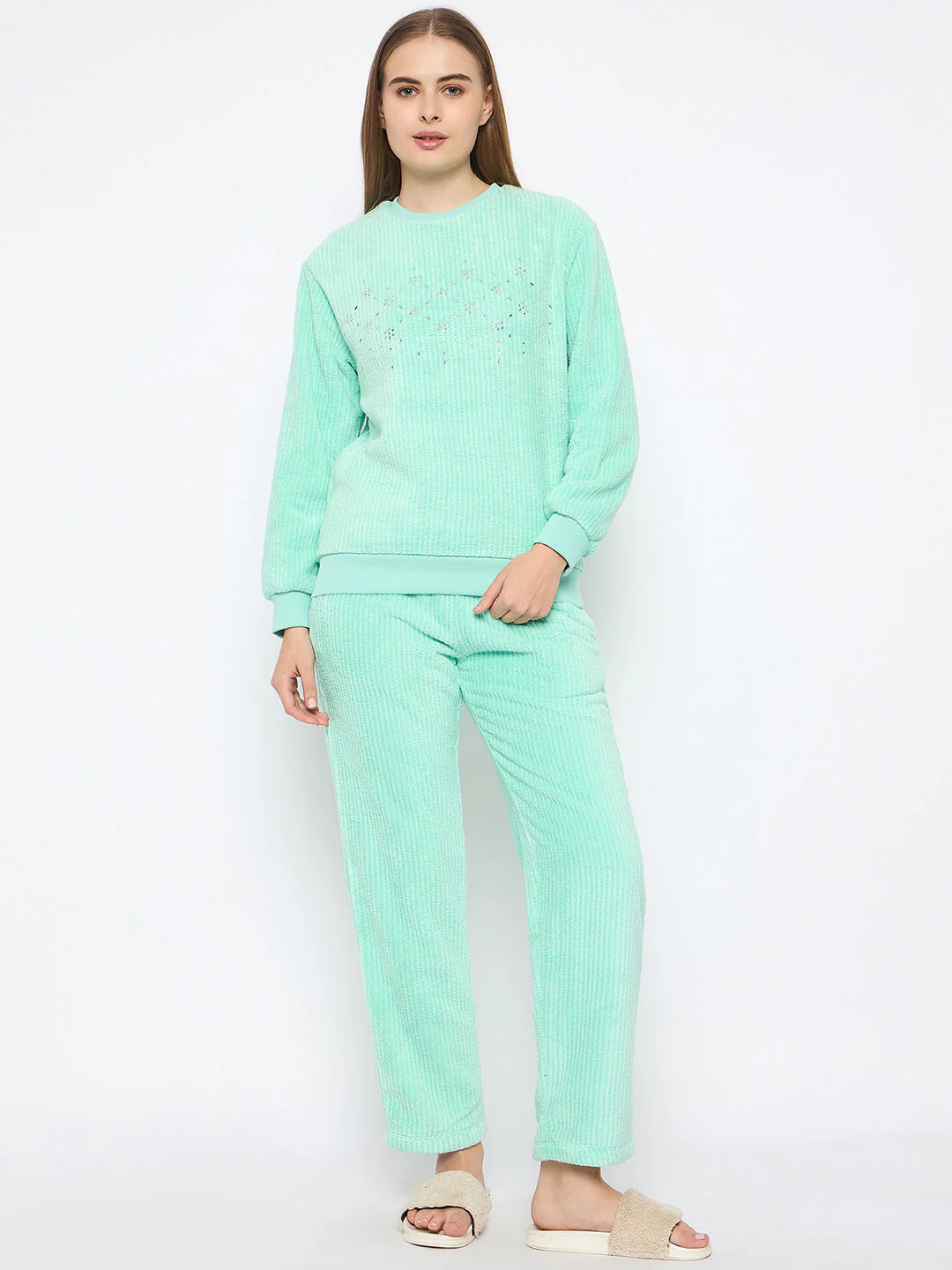 mSECRET Green Fur Nightsuit - Image 4