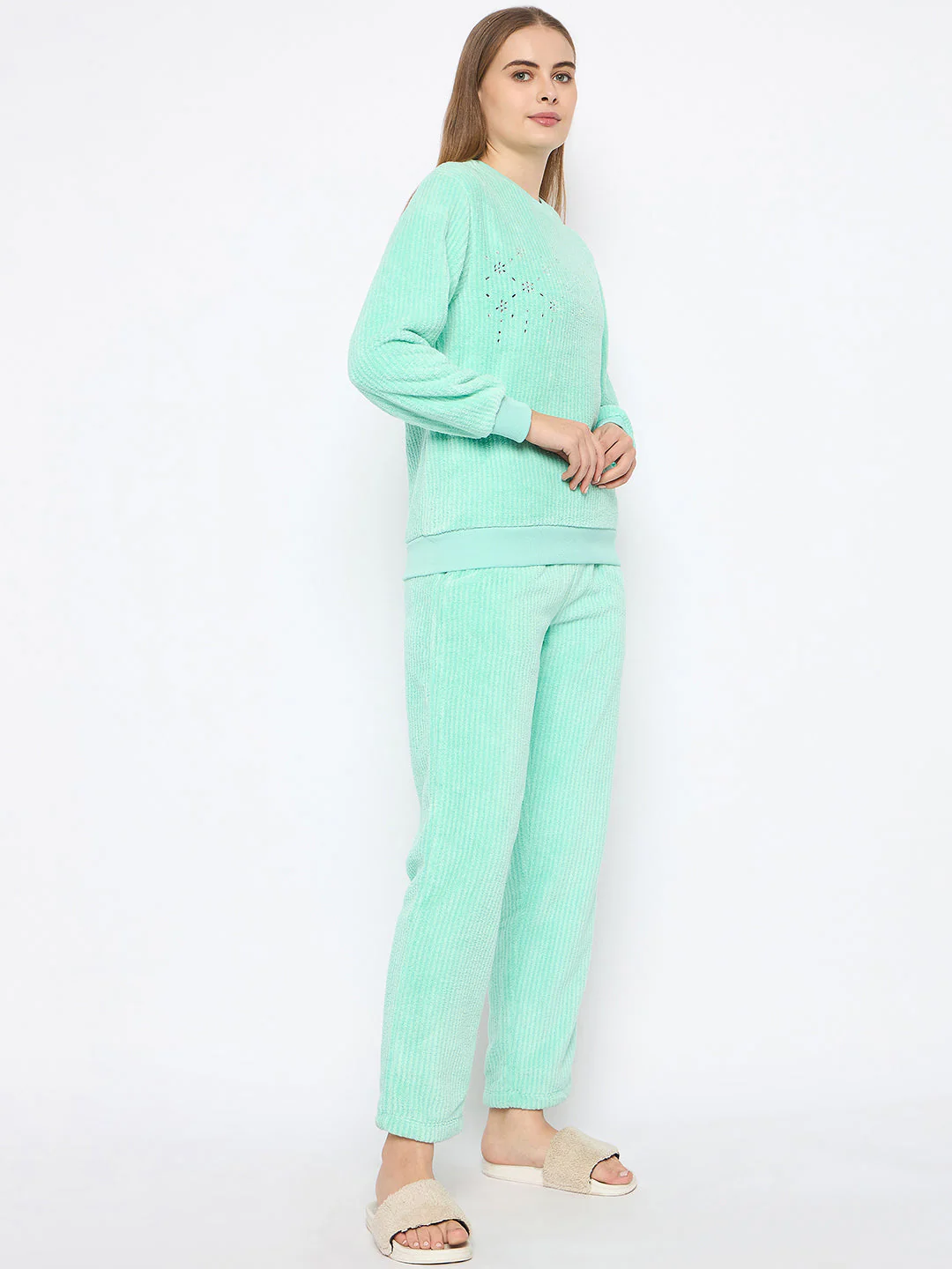 mSECRET Green Fur Nightsuit - Image 6