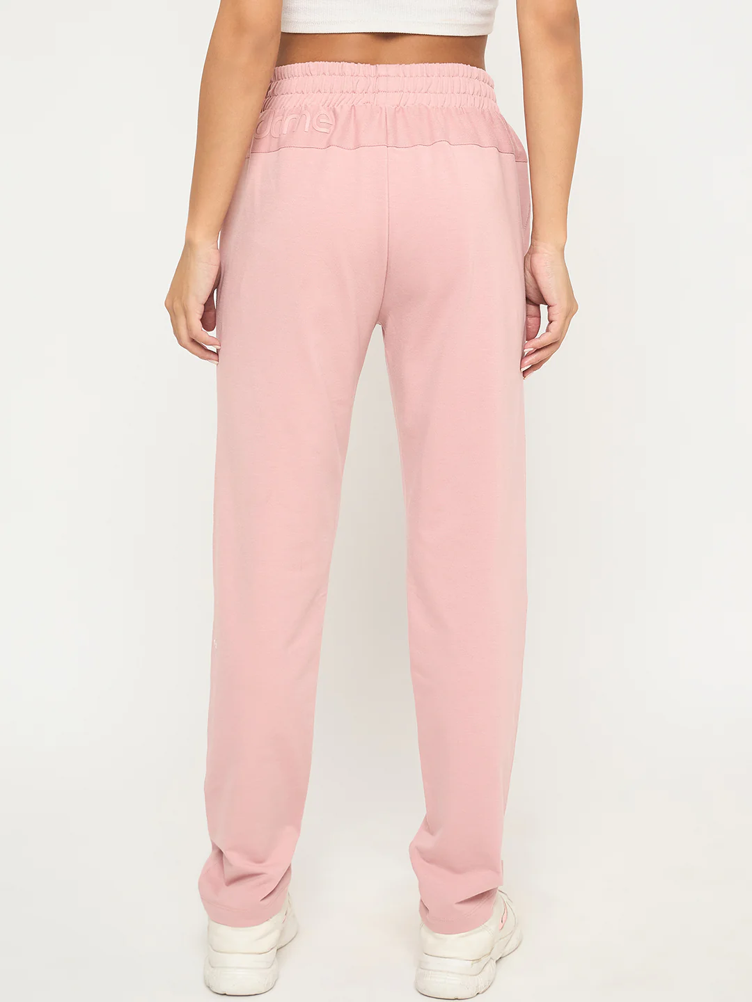 mSECRET Stitch Detailing Elasticated Waist Peach Track Bottoms - Image 5