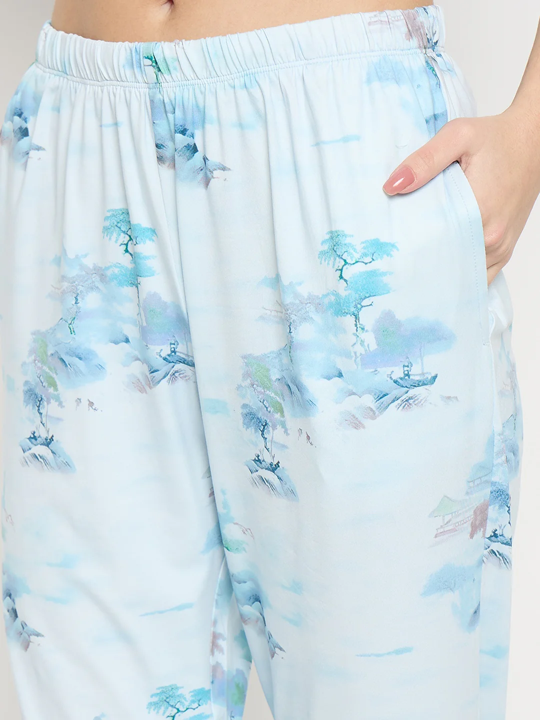 mSECRET Sky Blue Night Suit - Image 7