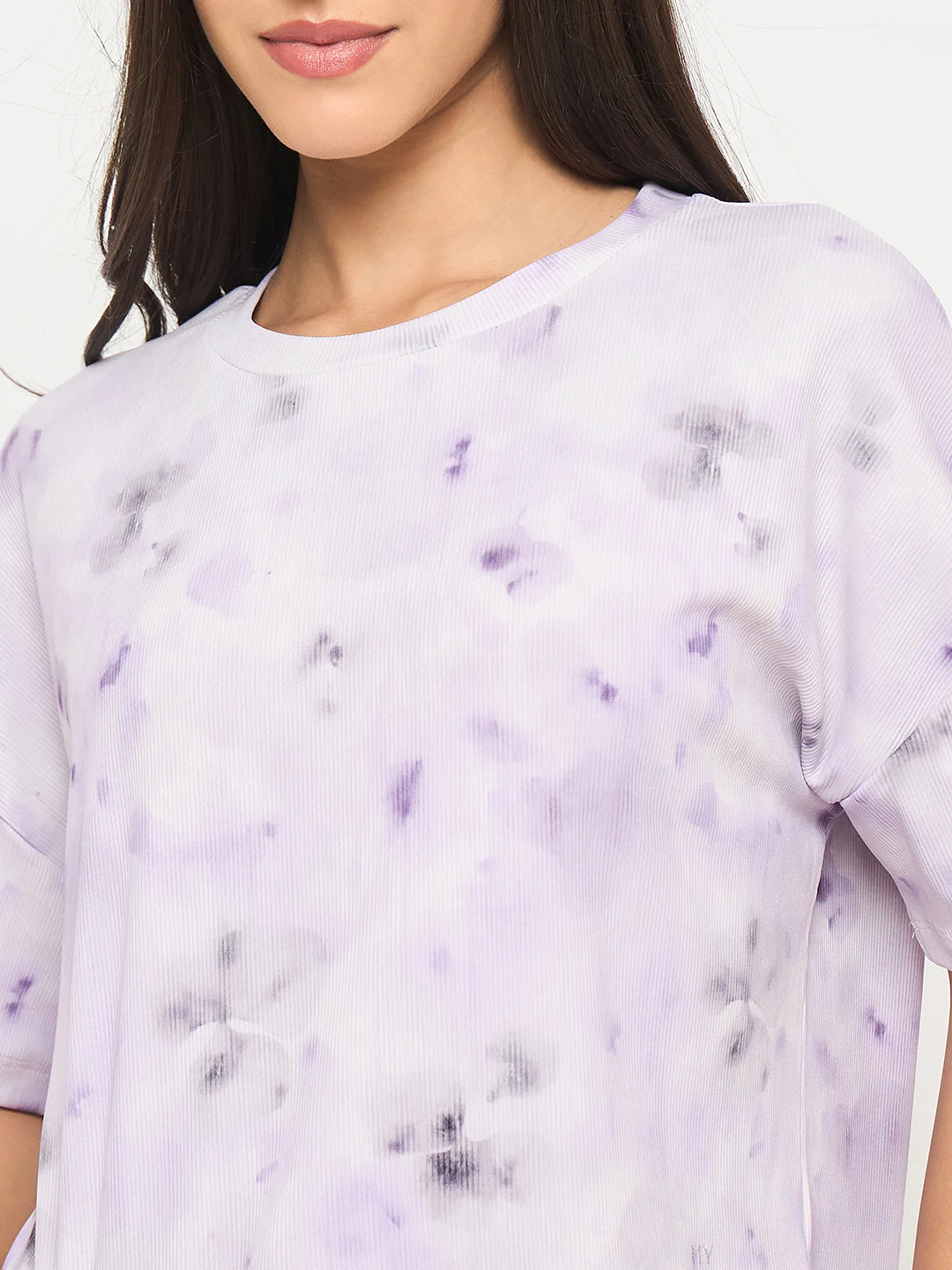 mSECRET Tie and Dye Top and Bottom Lavender Nightsuit - Image 8