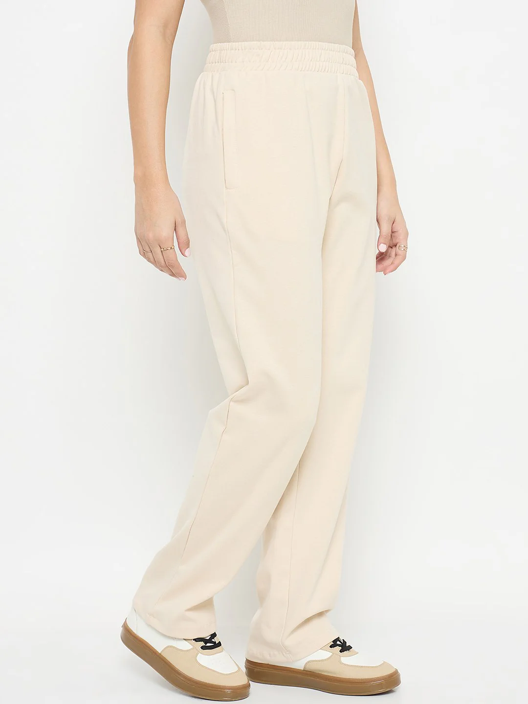 mSECRET Beige Track Bottoms - Image 4
