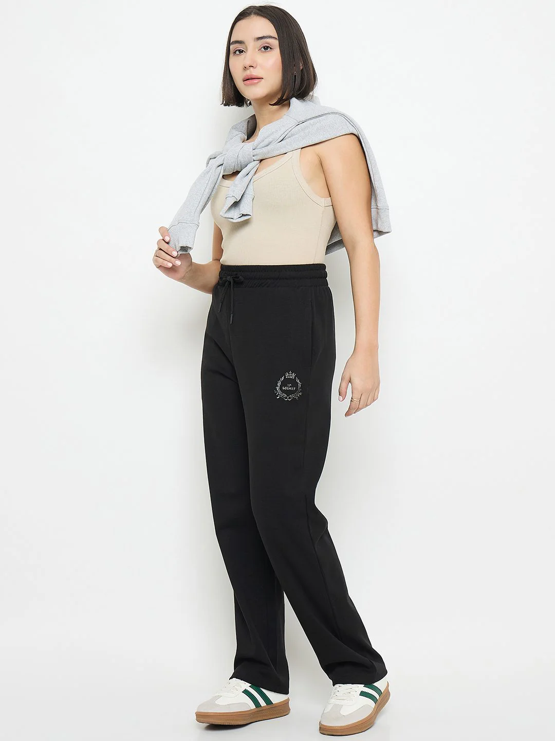 mSECRET Black Track Bottoms - Image 2