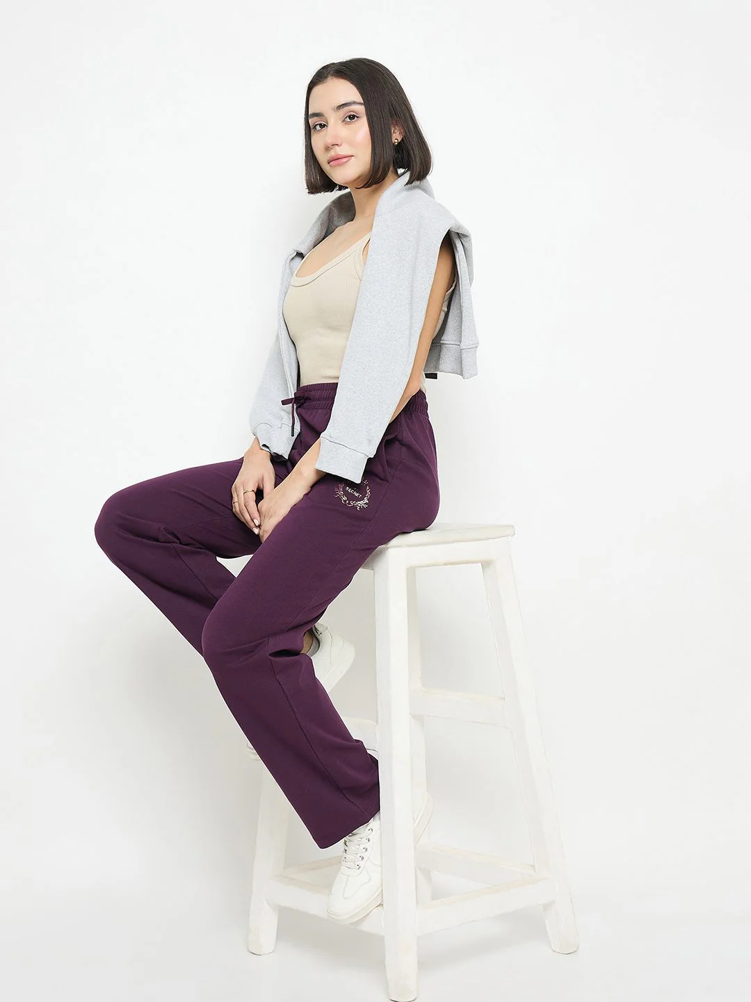 mSECRET Purple Track Bottoms - Image 3