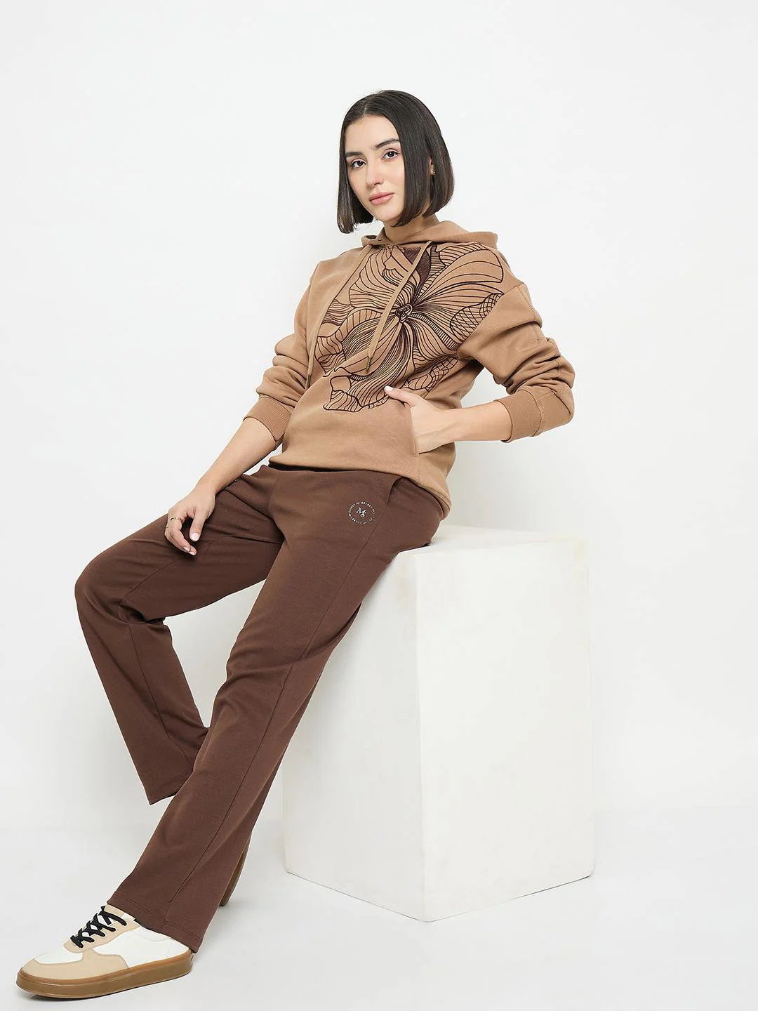 mSECRET Brown Track Bottoms - Image 3