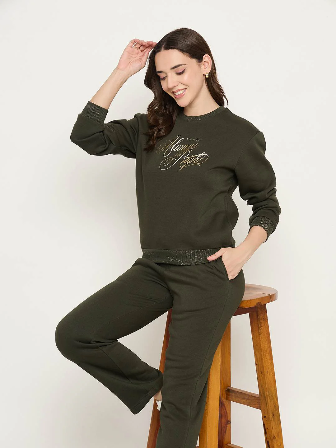 mSECRET Bottle Green Nightsuit - Image 2