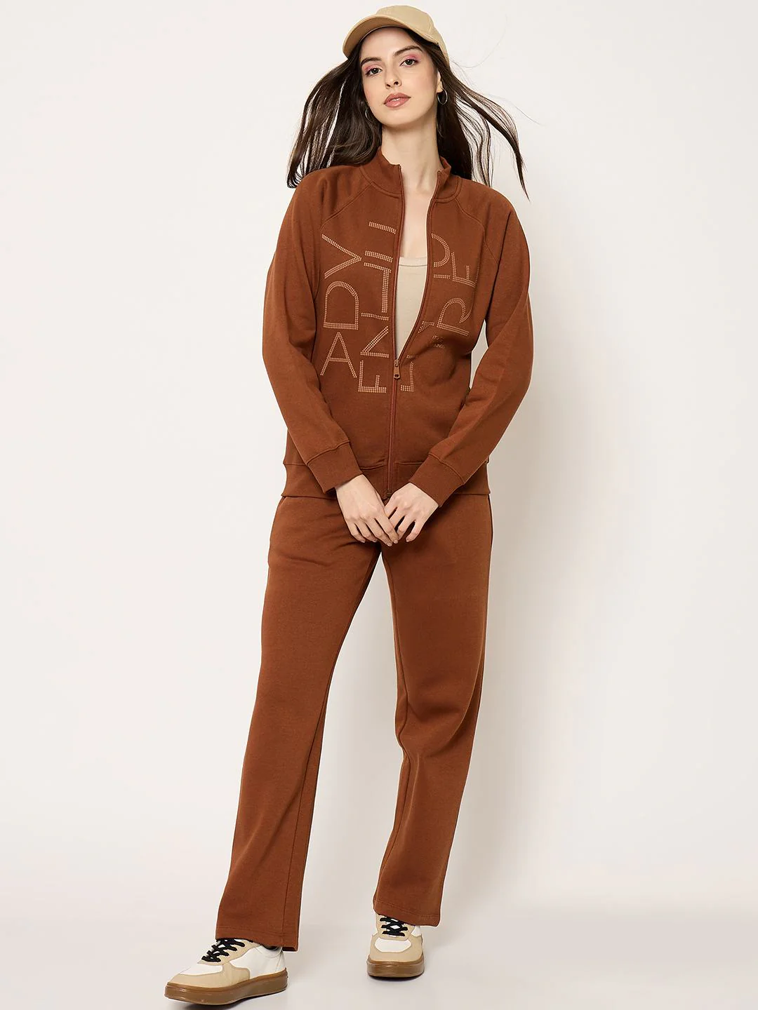 mSECRET Brown Fleece Track bottoms - Image 2