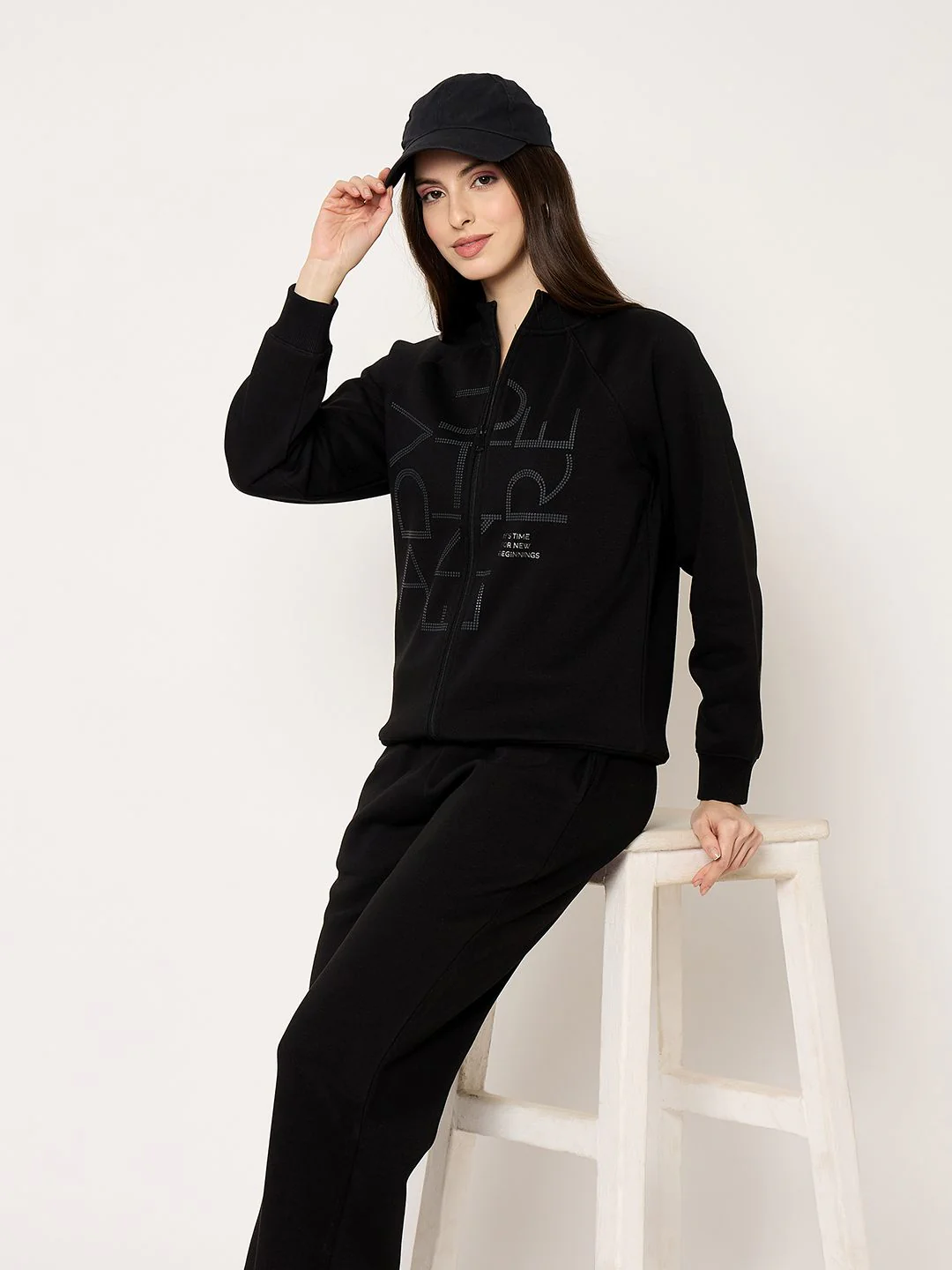 mSECRET Black Fleece Sweatshirt - Image 2