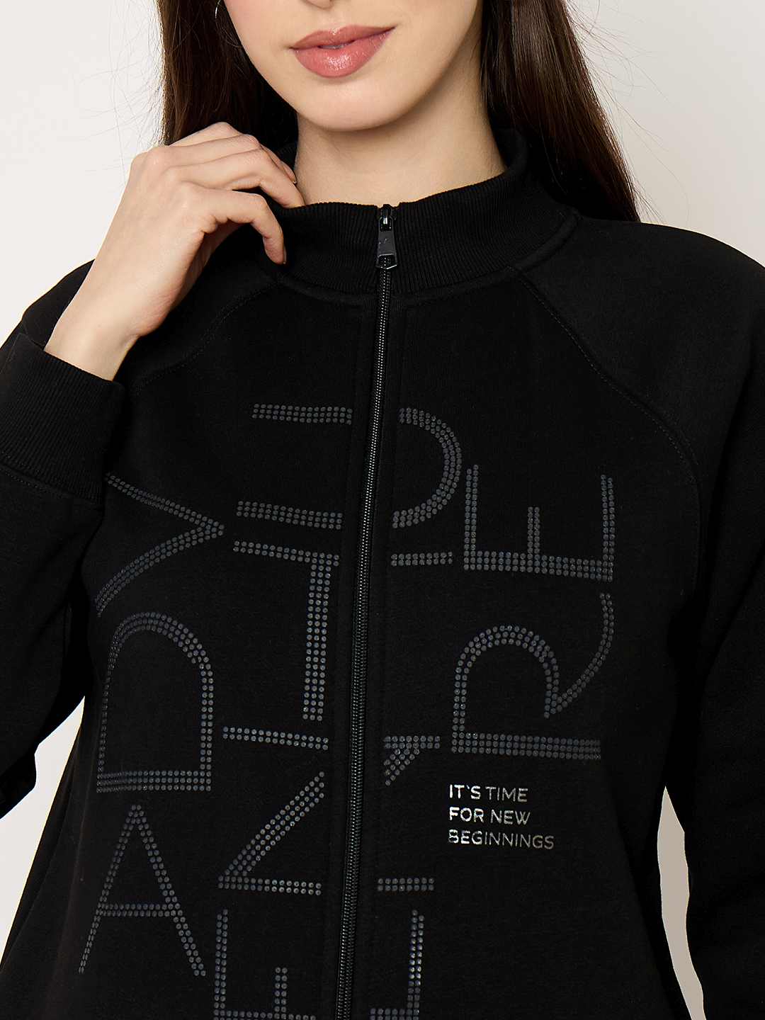 mSECRET Black Fleece Sweatshirt - Image 7