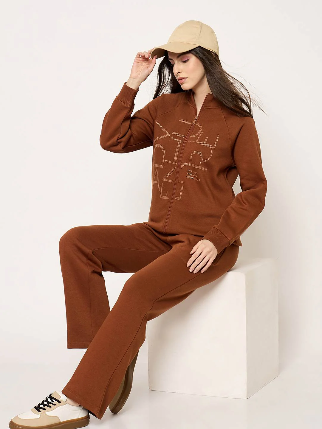 mSECRET Brown Fleece Sweatshirt - Image 2