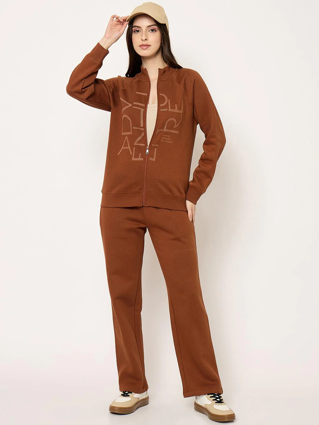 mSECRET Brown Fleece Sweatshirt - Image 3