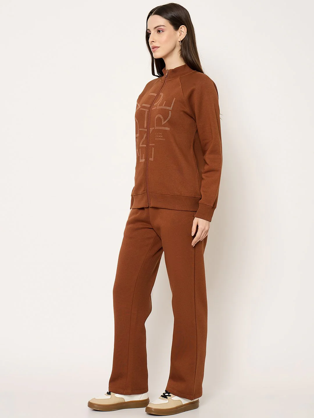 mSECRET Brown Fleece Sweatshirt - Image 5