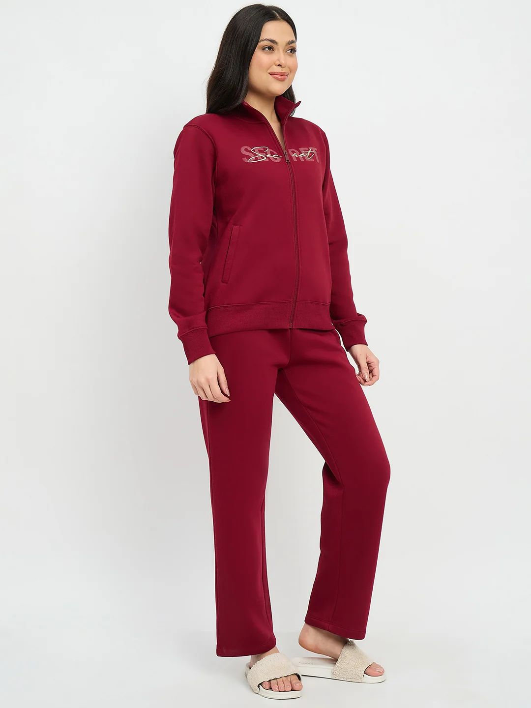 mSECRET Maroon Cotton Blend Sweatshirt - Image 4