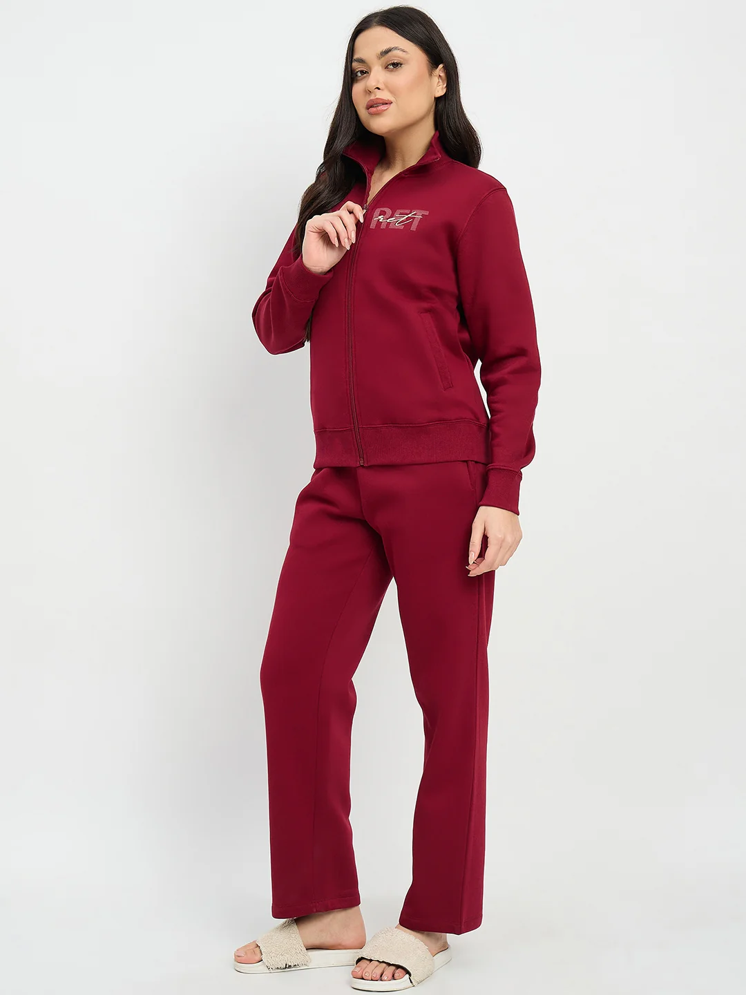 mSECRET Maroon Cotton Blend Sweatshirt - Image 5