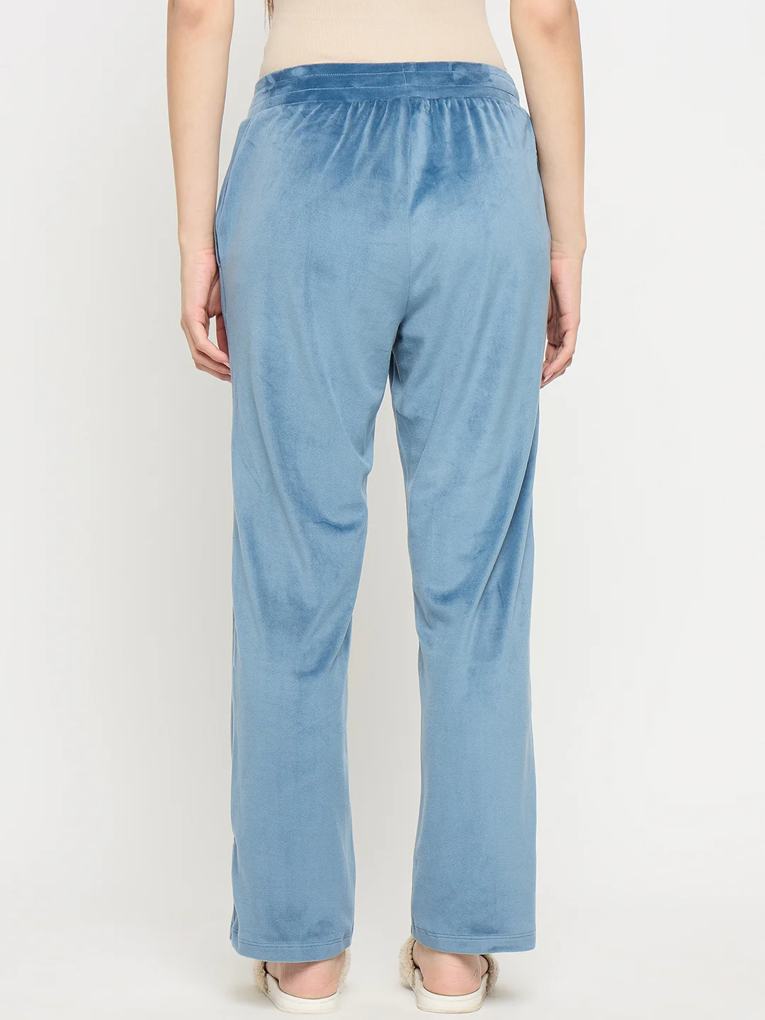 mSECRET Blue Solid Track Bottoms - Image 6
