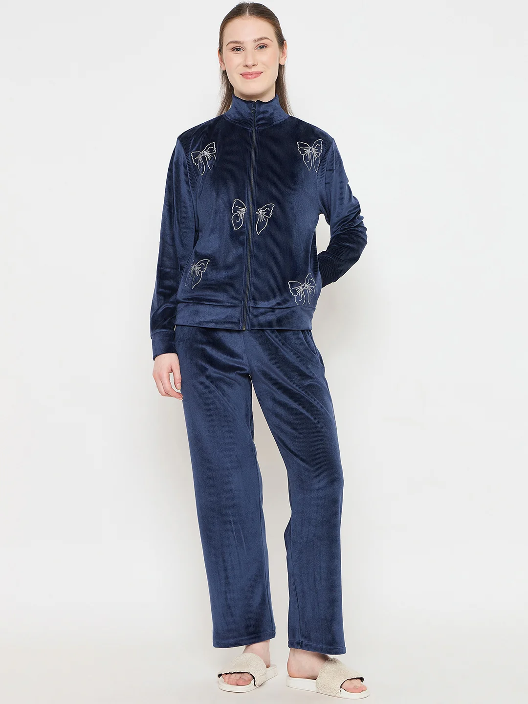 mSECRET Printed Blue Sweatshirt - Image 2