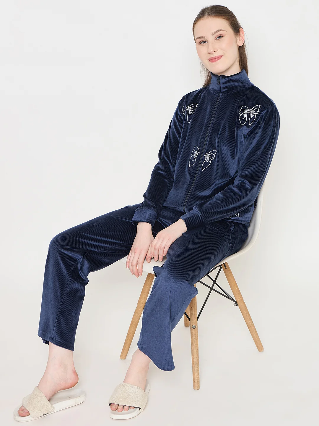 mSECRET Printed Blue Sweatshirt - Image 4