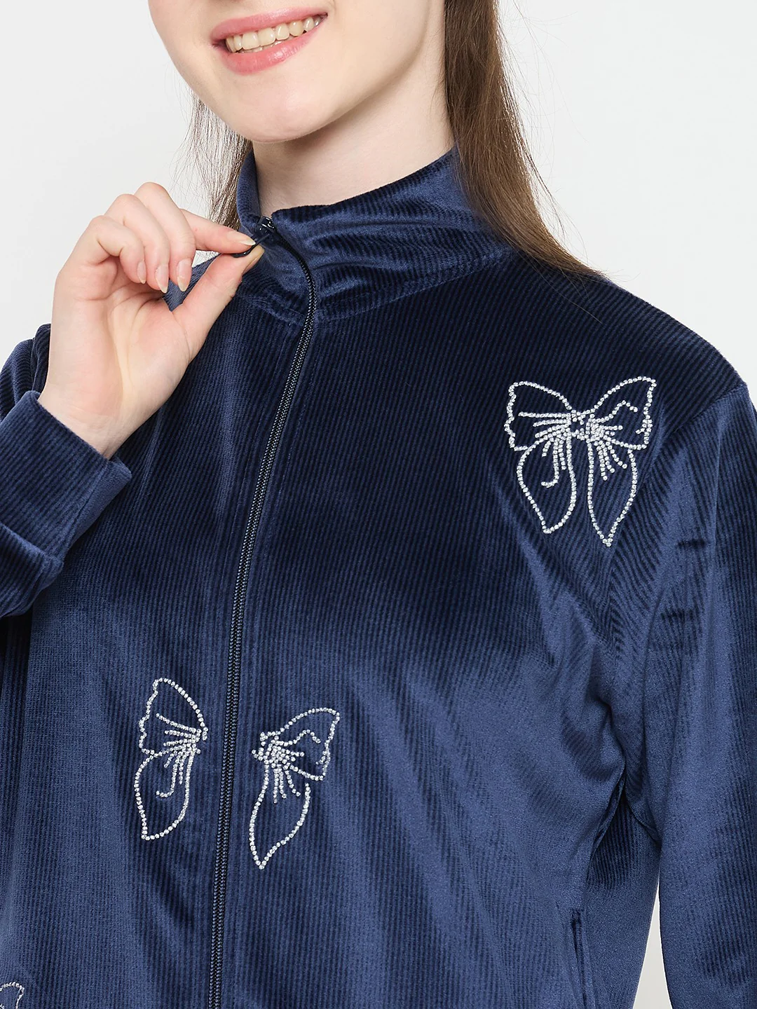 mSECRET Printed Blue Sweatshirt - Image 8