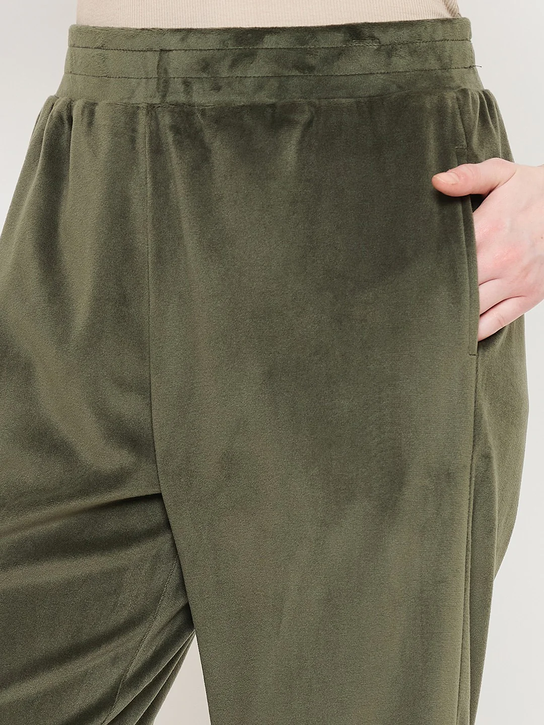 mSECRET Olive Green Winter Track Bottoms - Image 7