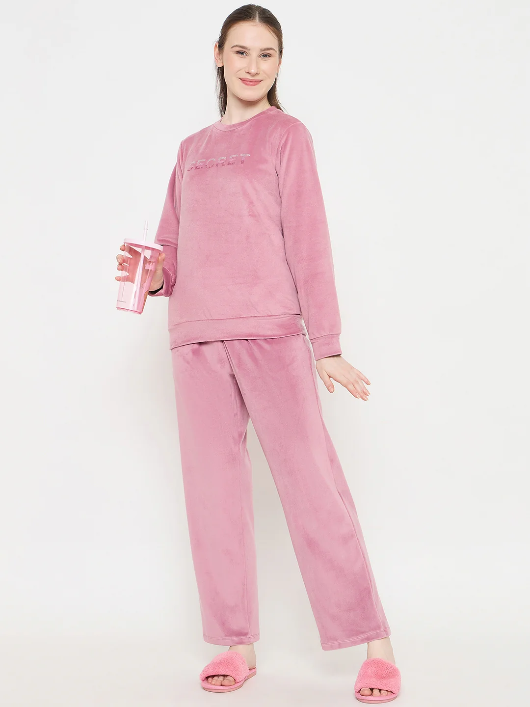 mSECRET Pink Winter Track bottoms - Image 2