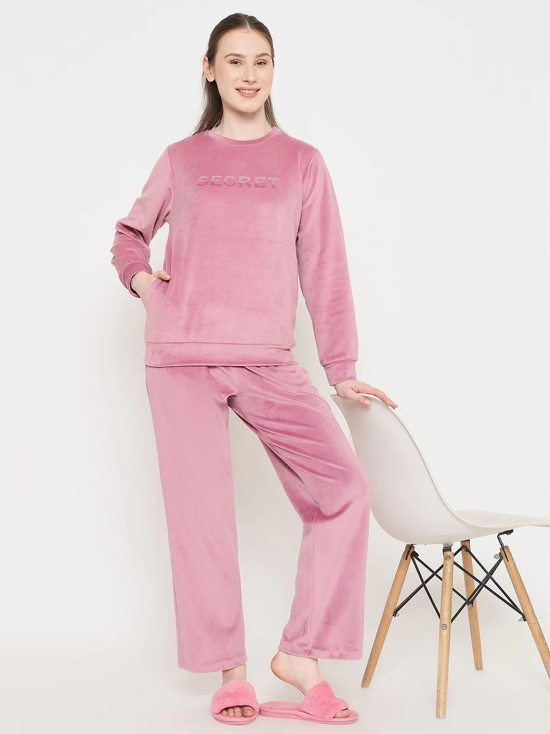 mSECRET Pink Winter Track bottoms - Image 3